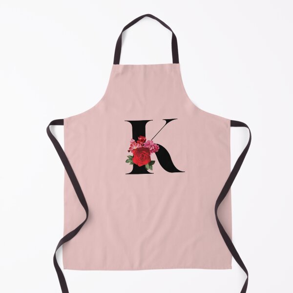 Item preview, Black Floral Letter K | English Alphabet Series designed and sold by BYNANA80.