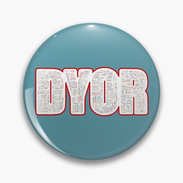 Item preview, DYOR | Do Your Own Research - Red designed and sold by SVGWBA.