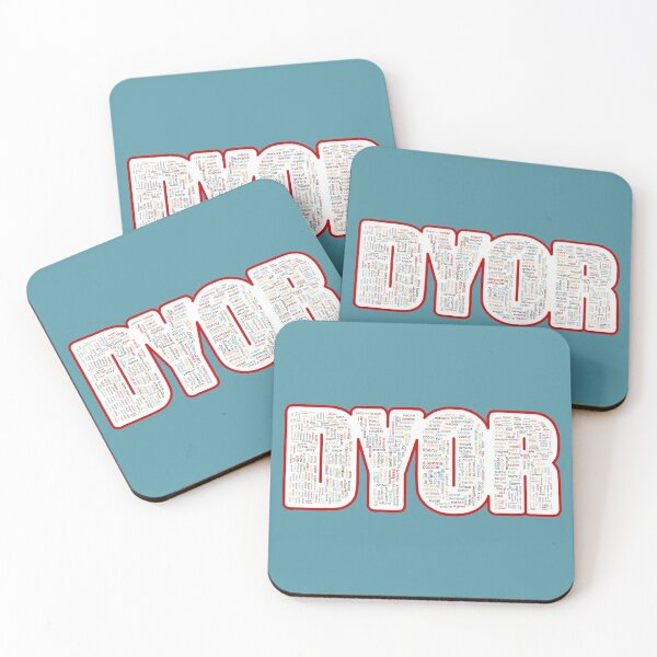 Item preview, DYOR | Do Your Own Research - Red designed and sold by SVGWBA.
