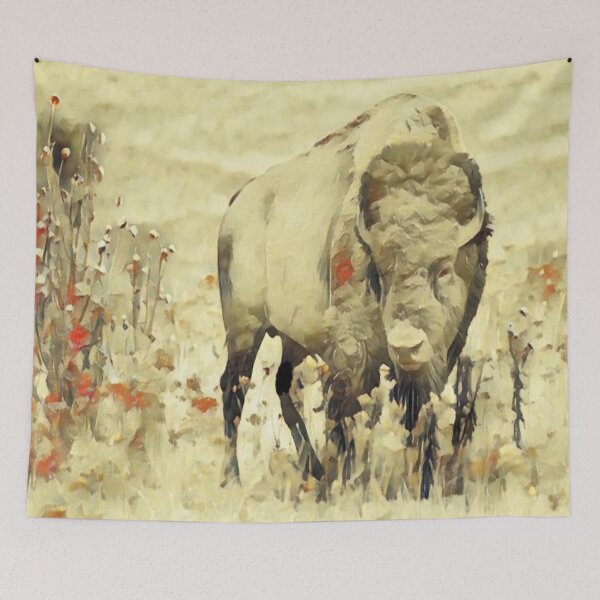 Item preview, Bison Watercolor Painting designed and sold by ramazis.