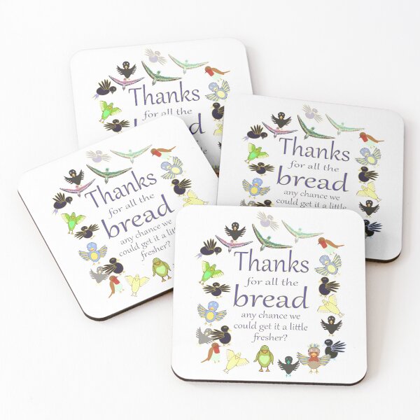 Item preview, Thanks for all the bread love the birds designed and sold by CottagePop.