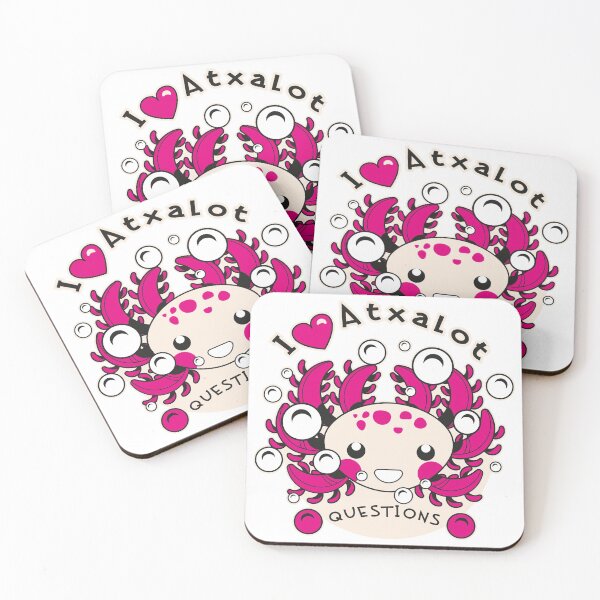 Item preview, I love axolotls_Logo_Blanco designed and sold by Jesús Briosso.