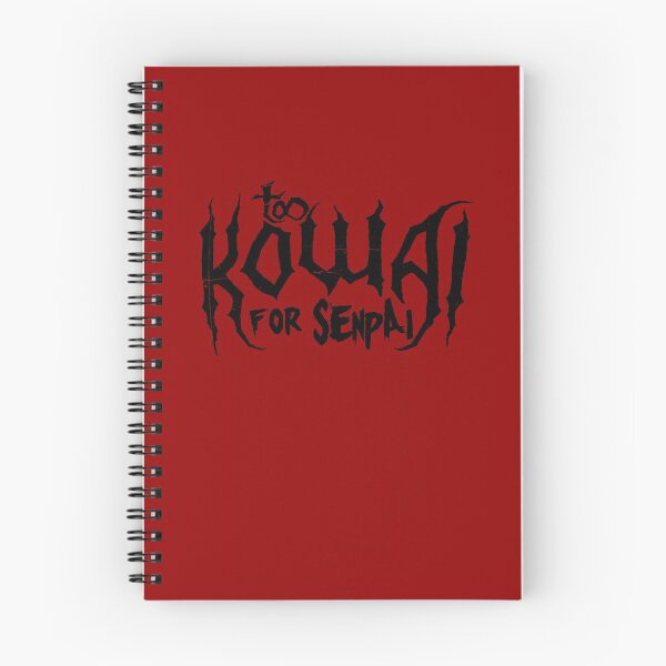 Item preview, Too Kowai for Senpai (Black) designed and sold by Domestic Platypus.