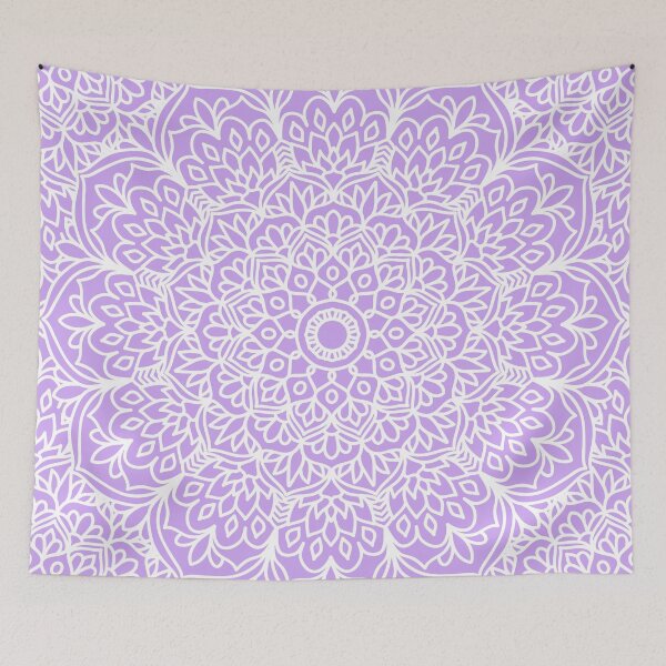 Item preview, Lavender Mandala Kaleidoscope designed and sold by Julie Erin Designs.