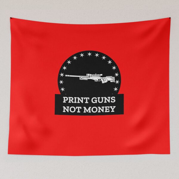 Item preview, PRINT GUNS NOT MONEY designed and sold by SnoperFashion.