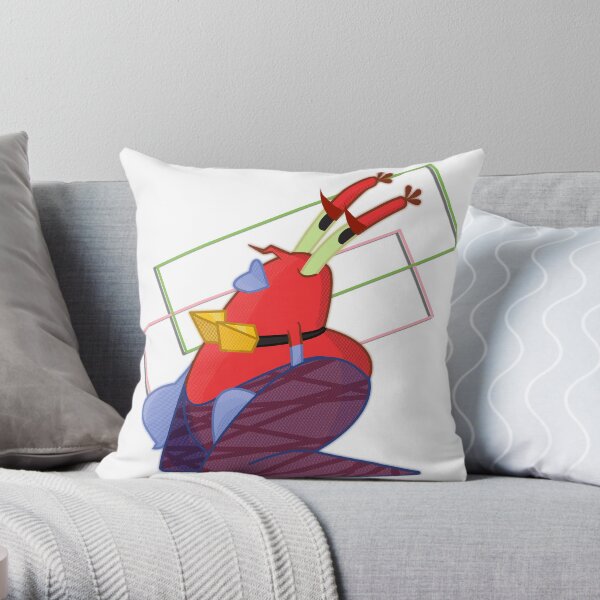 Mr krabs body outlet pillow