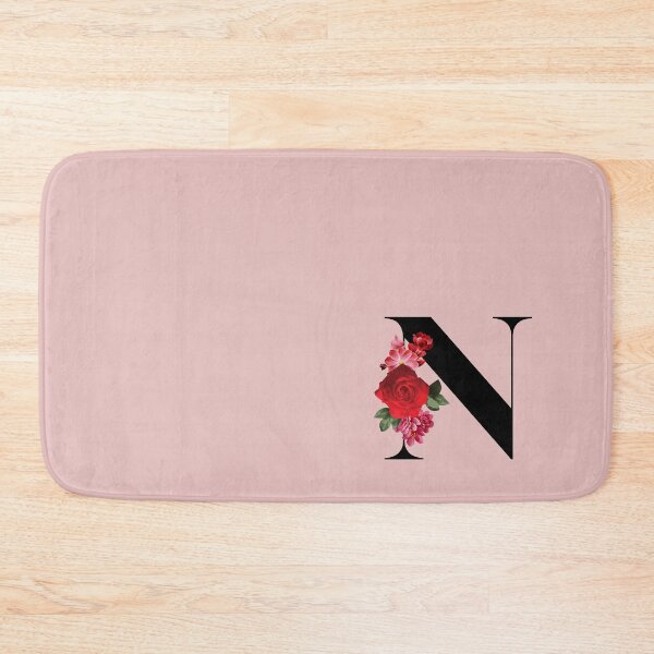 Item preview,  Black Floral Letter N | English Alphabet Series  designed and sold by BYNANA80.