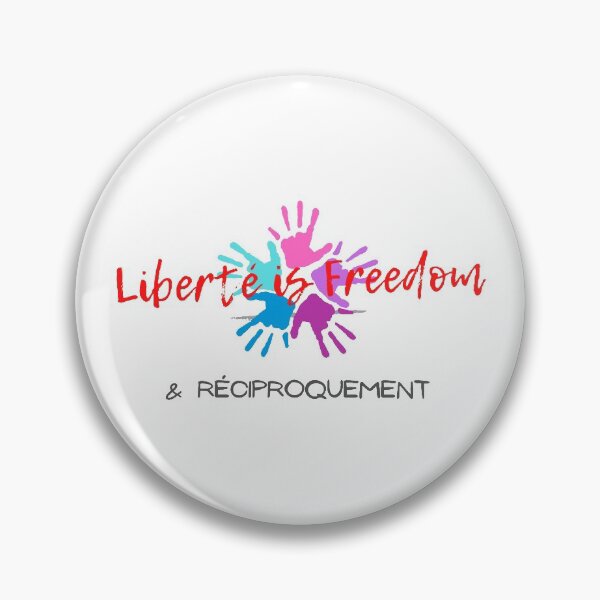 Item preview, T-shirt for women and men, Liberté is Freedom & vice versa designed and sold by jimagine.