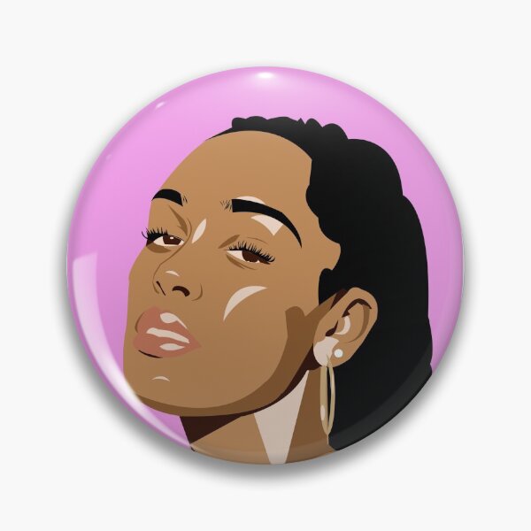 Item preview, Jorja Smith vector print  designed and sold by Georgia Davies-Phillips.