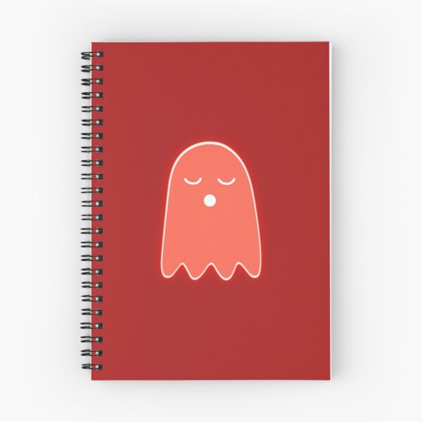 Item preview, Neon red Halloween ghost sticker designed and sold by Duxt.