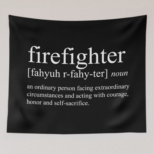 Item preview, Firefighter - definition designed and sold by Silly Lily.