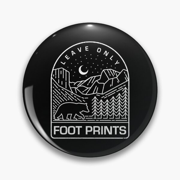 Item preview, Leave Only Foot Prints Nature Longsleeve Shirt designed and sold by kandelal.