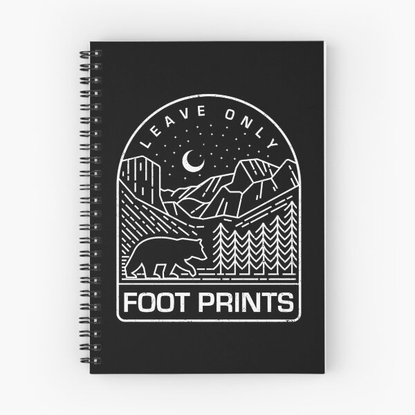 Item preview, Leave Only Foot Prints Nature Longsleeve Shirt designed and sold by kandelal.