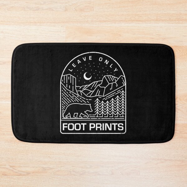 Item preview, Leave Only Foot Prints Nature Longsleeve Shirt designed and sold by kandelal.