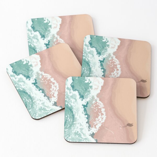 Item preview, surfista arial caminando por la playa designed and sold by Bree Davis.