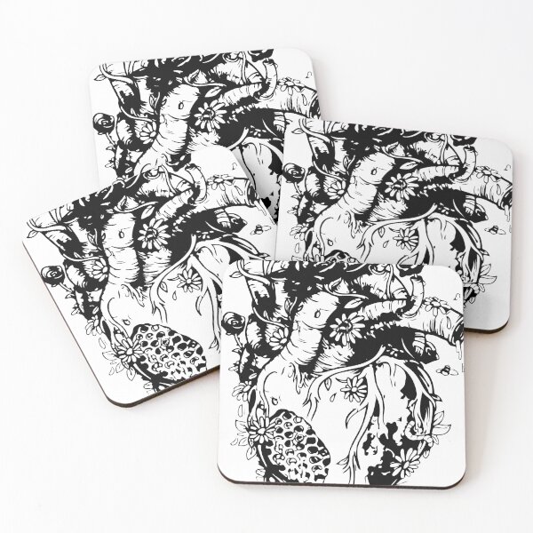 Item preview, floral heart designed and sold by Nada Mohamed.