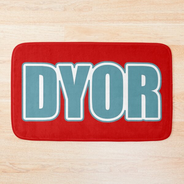 Item preview, DYOR | Do Your Own Research - Solid Blue designed and sold by SVGWBA.