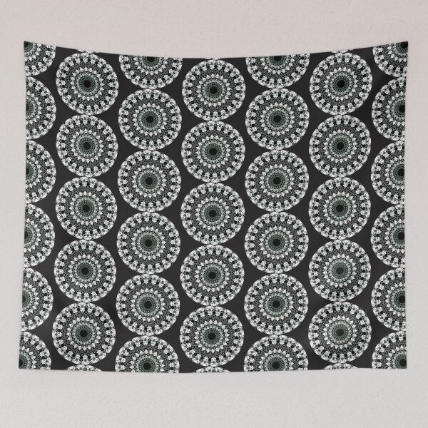 Item preview, Diseño de arte gráfico abstracto mandalas retro designed and sold by delohill.