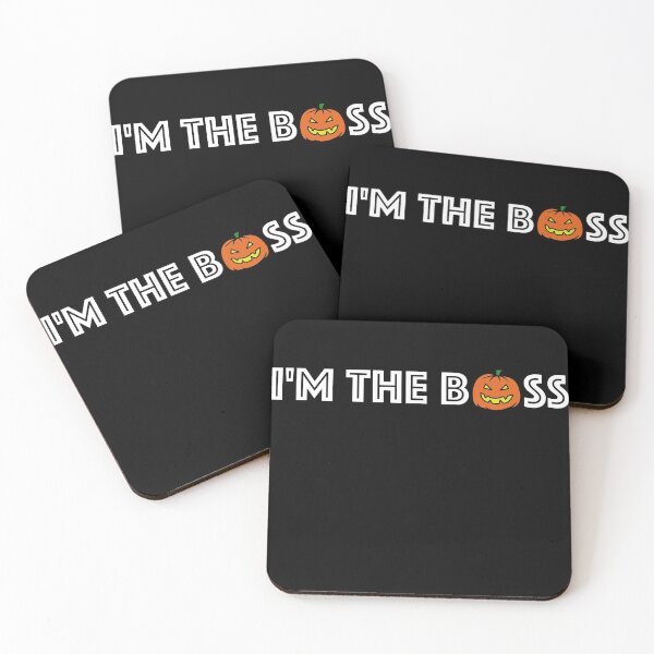 Item preview, I'm the boss - Hat - Halloween Pumpkin designed and sold by Da-Family-Biz.