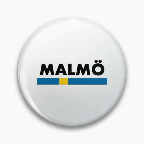 Item preview, Malmö Flag Minimalist designed and sold by RetroDesignss.