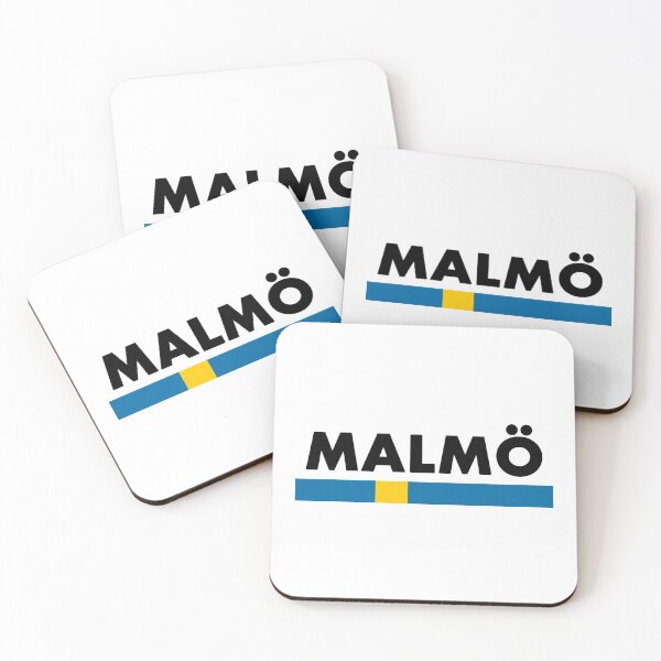 Item preview, Malmö Flag Minimalist designed and sold by RetroDesignss.