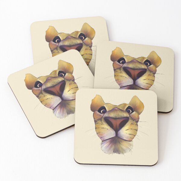Item preview, Lioness portrait designed and sold by luzalart.