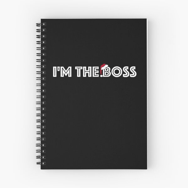 Item preview, I'm the boss - Santa Hat - Christmas designed and sold by Da-Family-Biz.