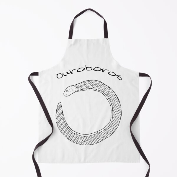Item preview, Ouroboros snake symbol with text designed and sold by lavender-cat.