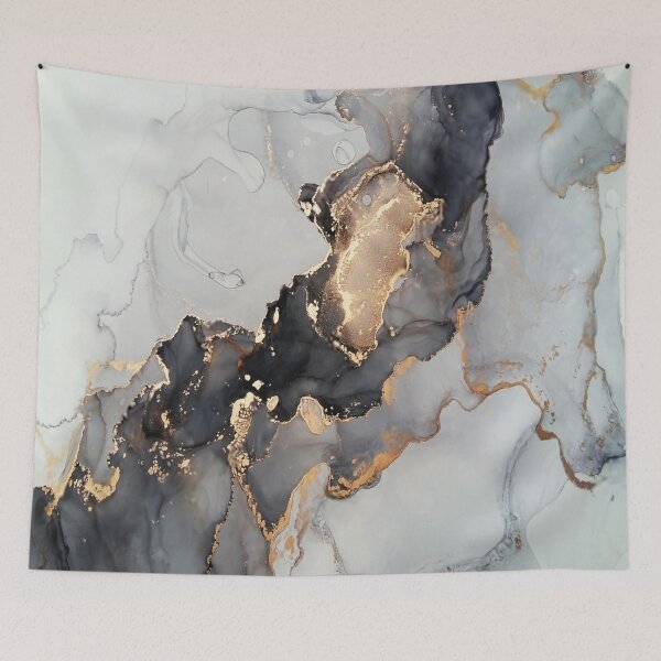 Item preview, Smoky Marble with golden veins designed and sold by Pavnud.