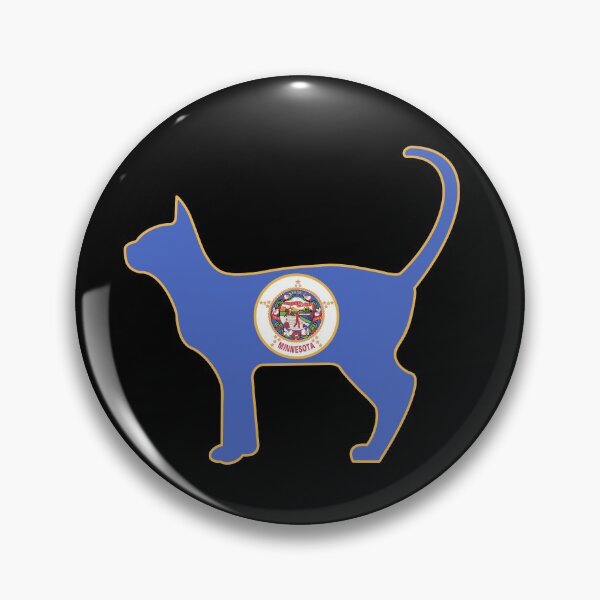 Item preview, State of Minnesota Flag for Cat Lovers 2 designed and sold by Gsallicat.
