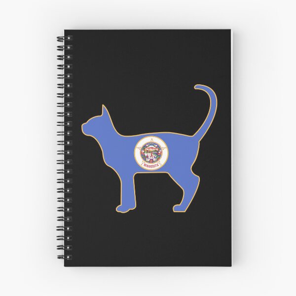 Item preview, State of Minnesota Flag for Cat Lovers 2 designed and sold by Gsallicat.