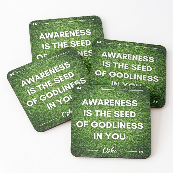 Item preview, Motivational Quote | Osho | Awareness Is ... designed and sold by RetComly.