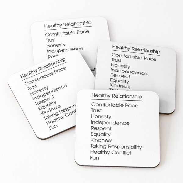 Item preview, 10 Signs of a Healthy Relationship designed and sold by Boum04.