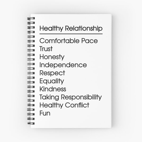 Item preview, 10 Signs of a Healthy Relationship designed and sold by Boum04.