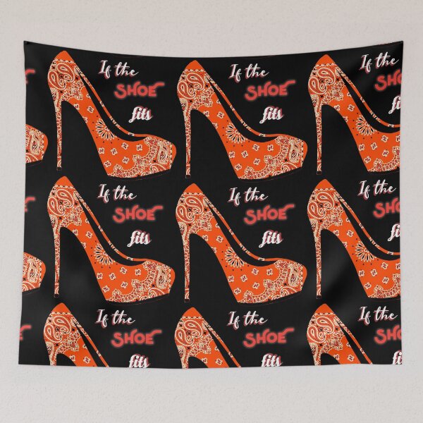 Item preview, Retro red patterned shoe designed and sold by Valdilana.