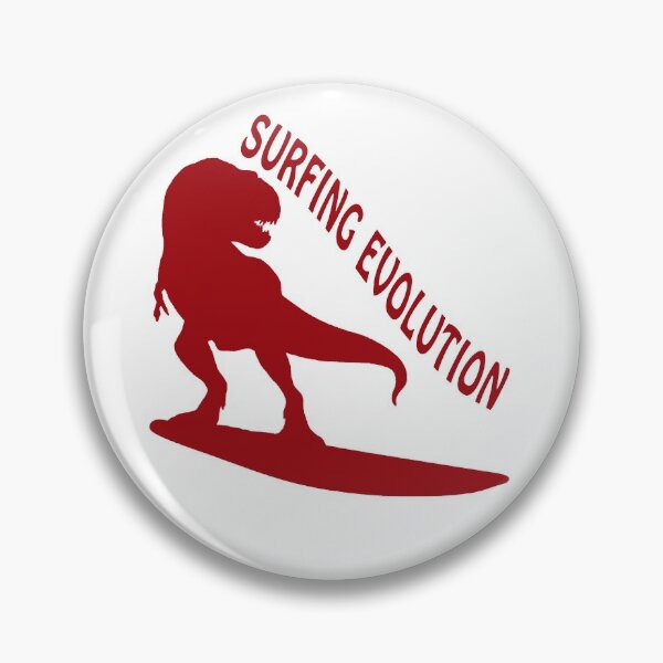 Item preview, Surfing Evolution - Dinosaurs Born To Surf designed and sold by Funkykex.