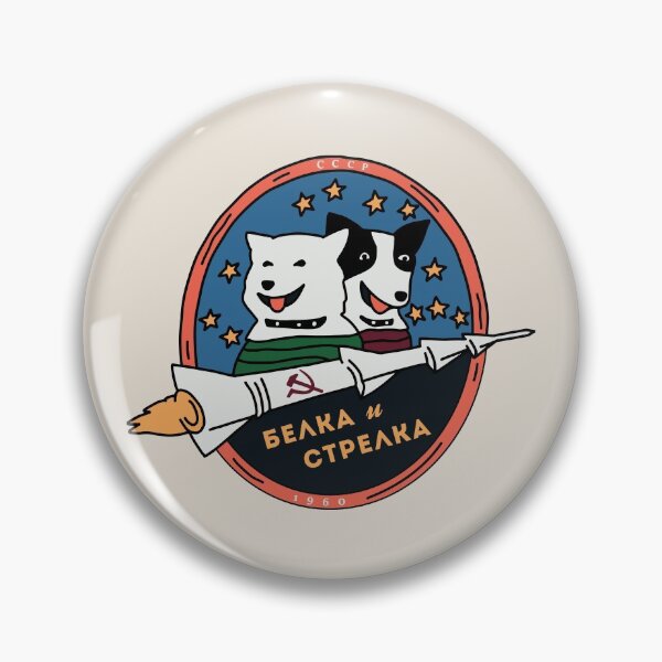 Item preview, Belka And Strelka First Space Travelers designed and sold by RussianGifts.