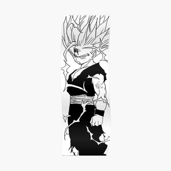 "Gohan Super Saiyan 2" Poster by BestOfMangaa | Redbubble