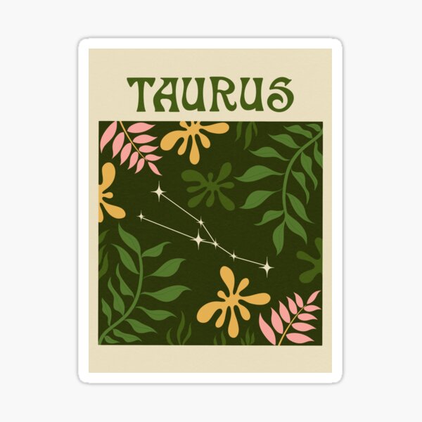 Item preview, Abstract Taurus Zodiac  designed and sold by mossandmoon.