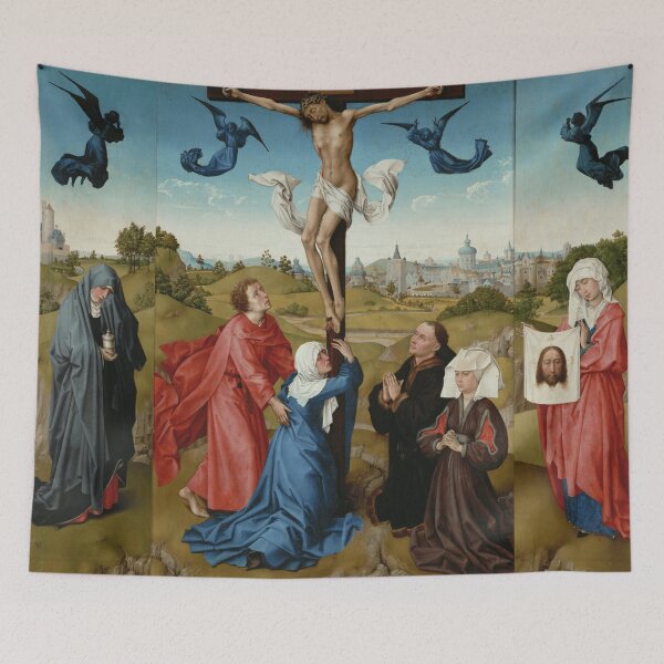 Item preview, Rogier Van Der Weyden - Crucifixion Triptych designed and sold by JDesigningMO.