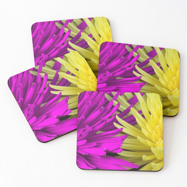 Item preview, Beautiful Macro Purple & Yellow Flowers designed and sold by CreativaArt-.