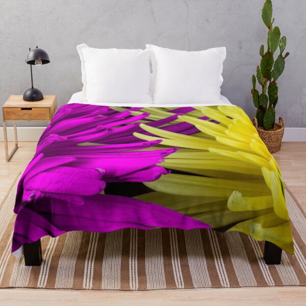 Item preview, Beautiful Macro Purple & Yellow Flowers designed and sold by CreativaArt-.