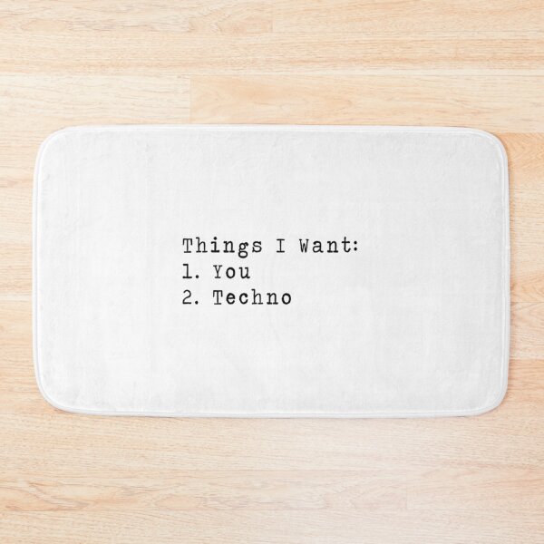 Item preview, Things I want You & Techno - Music Classic designed and sold by RetroDesignss.