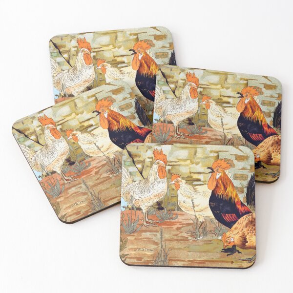 Item preview, Coqs et Poules - Roosters and Hens designed and sold by ChelleCreate.