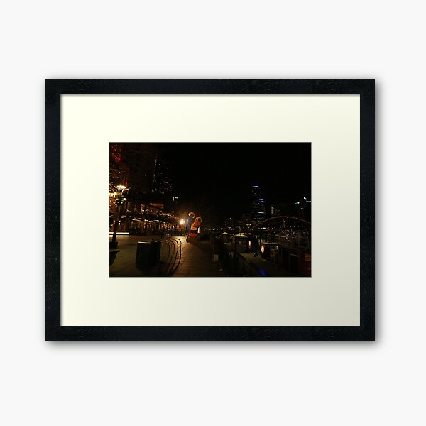 The Yarrah walk Melbourne Framed Art Print