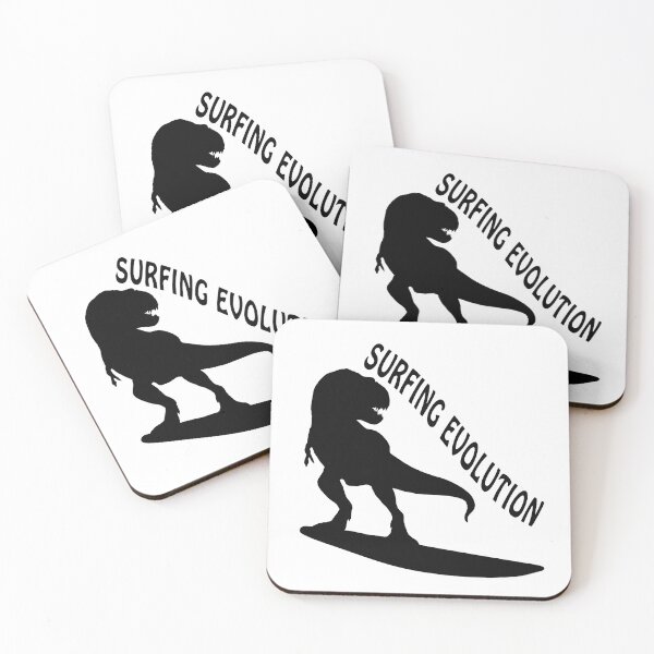 Item preview, Surfing Evolution - Dinosaurs Born To Surf designed and sold by Funkykex.