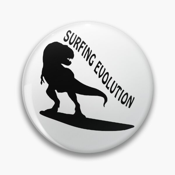 Item preview, Surfing Evolution - Dinosaurs Born To Surf designed and sold by Funkykex.