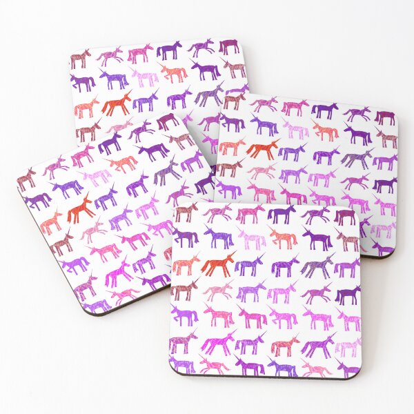 Item preview, Purple Unicorn Polka designed and sold by Nora Sawyer.