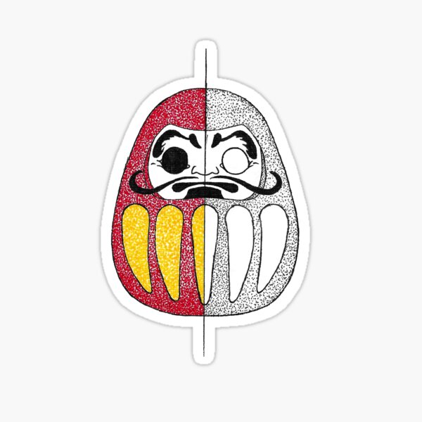 Daruma Stickers for Sale