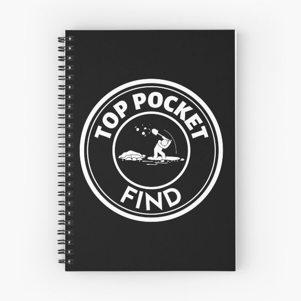 Item preview, MerchHaus - Top Pocket Find 4 Black & White Treasure Hunting/Metal Detecting/Digging Design designed and sold by MerchHaus.